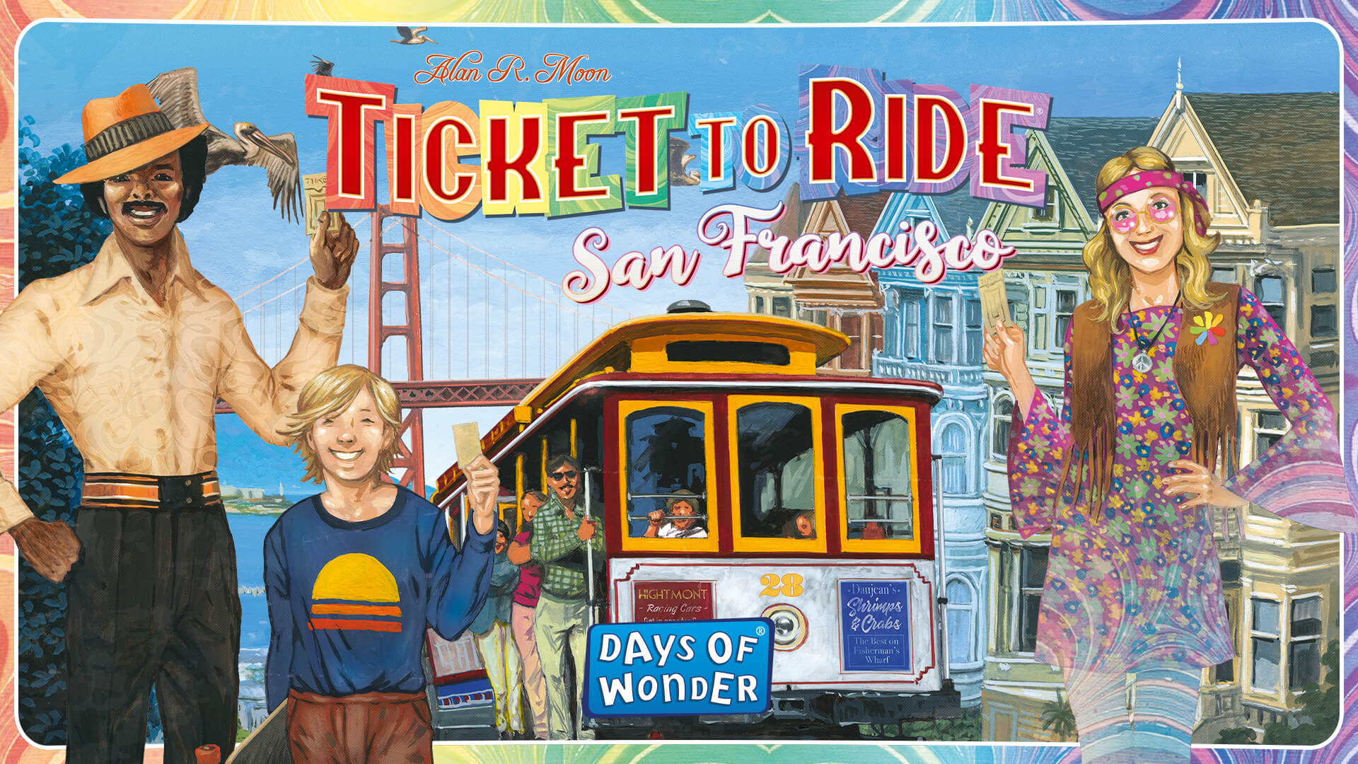 Asmodee en Days of Wonder presenteren Ticket To Ride: San Francisco