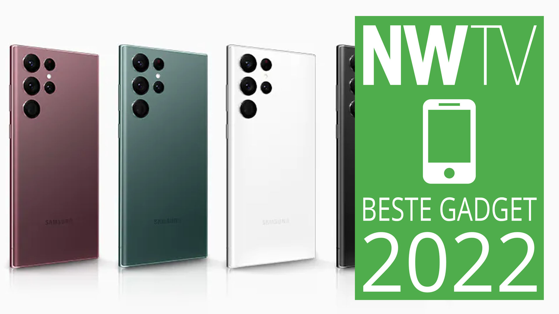 NWTV-Awards 2022: De Samsung Galaxy S22 Ultra is de beste gadget van 2022