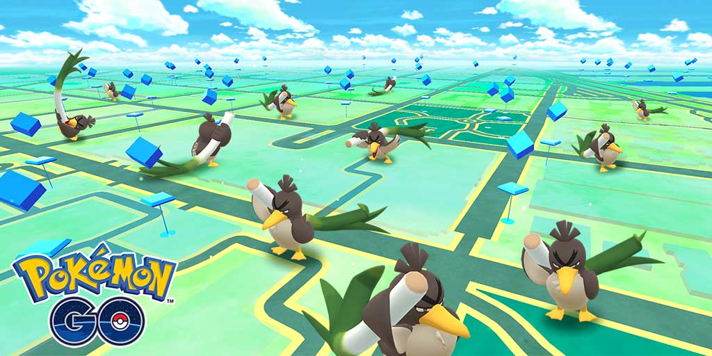 Galarian Farfetch’d is alleen middels een quest te vinden!