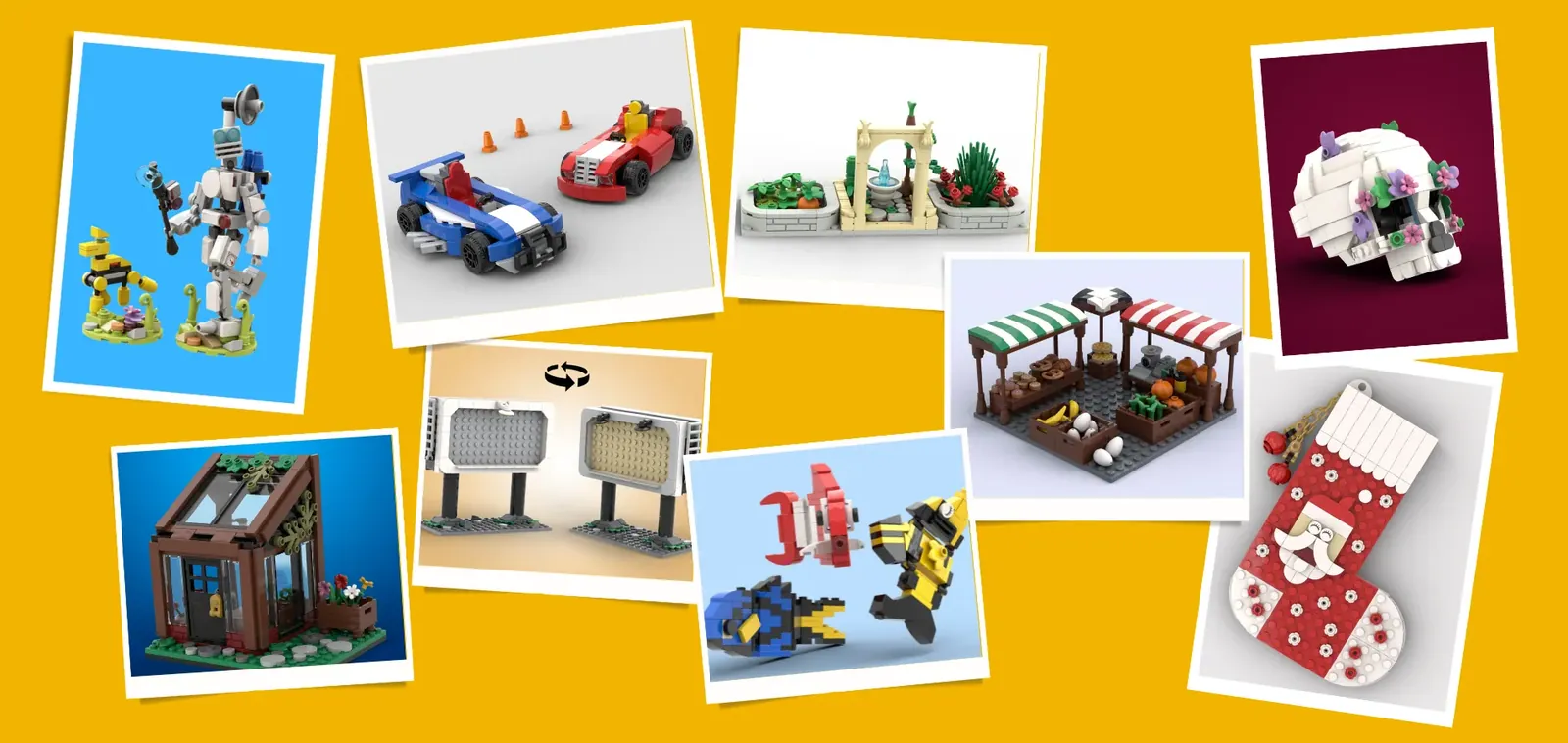 LEGO selecteert negen mini-builds uit de Ideas Test Lab Challenge