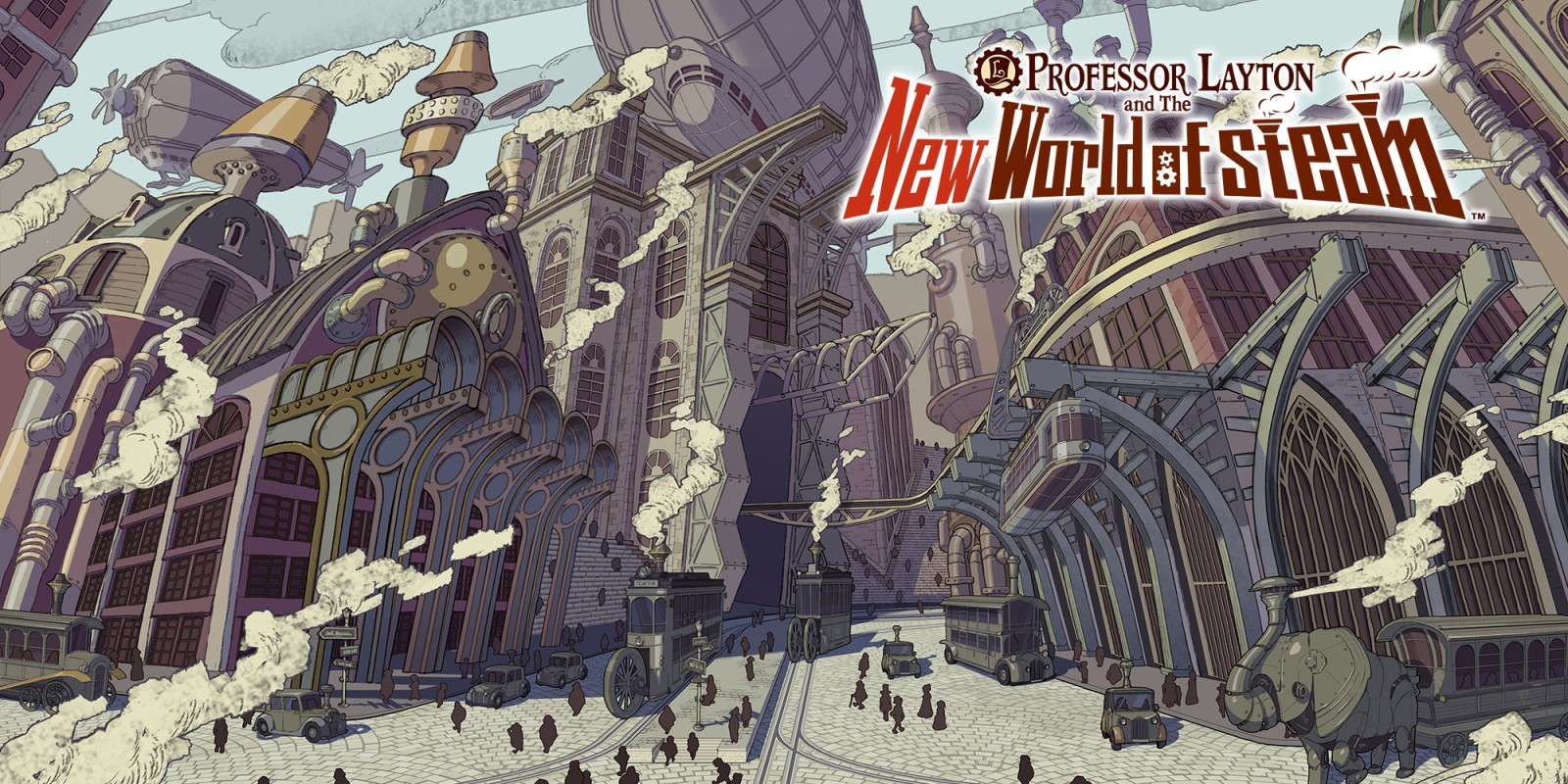 Bekijk de Professor Layton and the New World of Steam-aankondiging