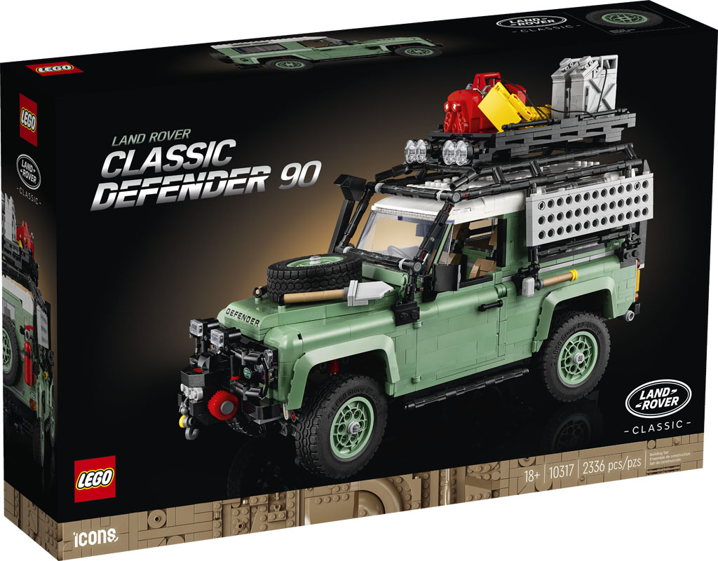 LEGO Icons Land Rover Classic Defender 90 aangekondigd