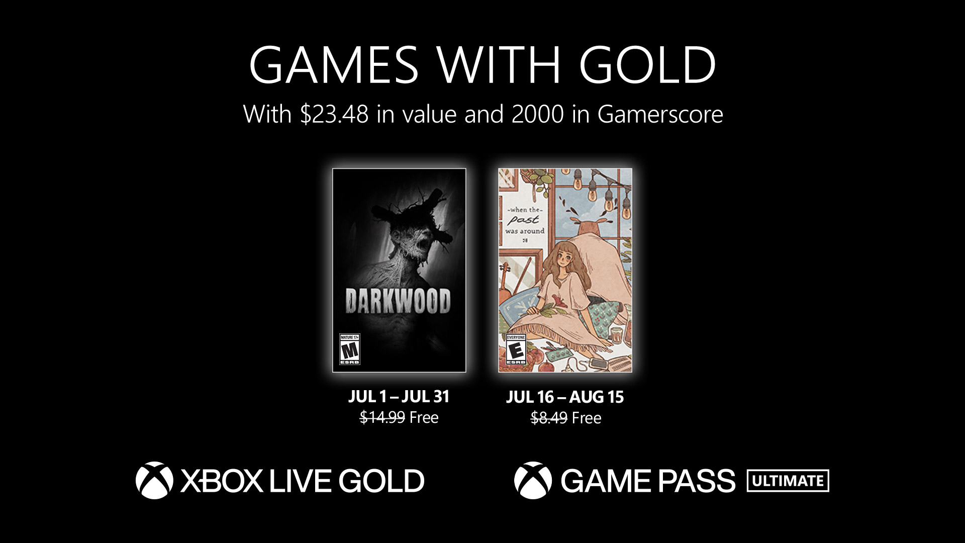 Games with Gold juli 2023