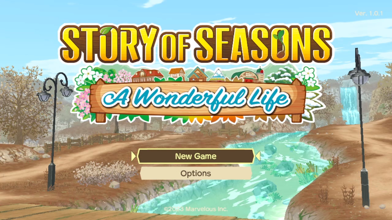 Startscherm Story of Seasons