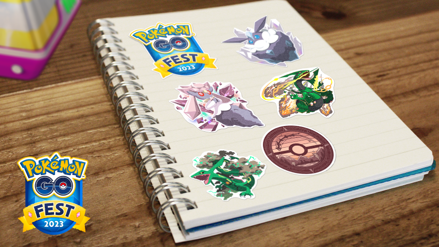 Pokemon GO Fest Global 2023: Stickers