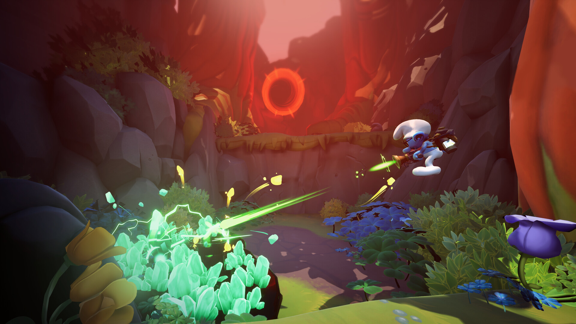 De Smurfen 2 – De Gevangene van de Groene Steen-gameplay in nieuwe video
