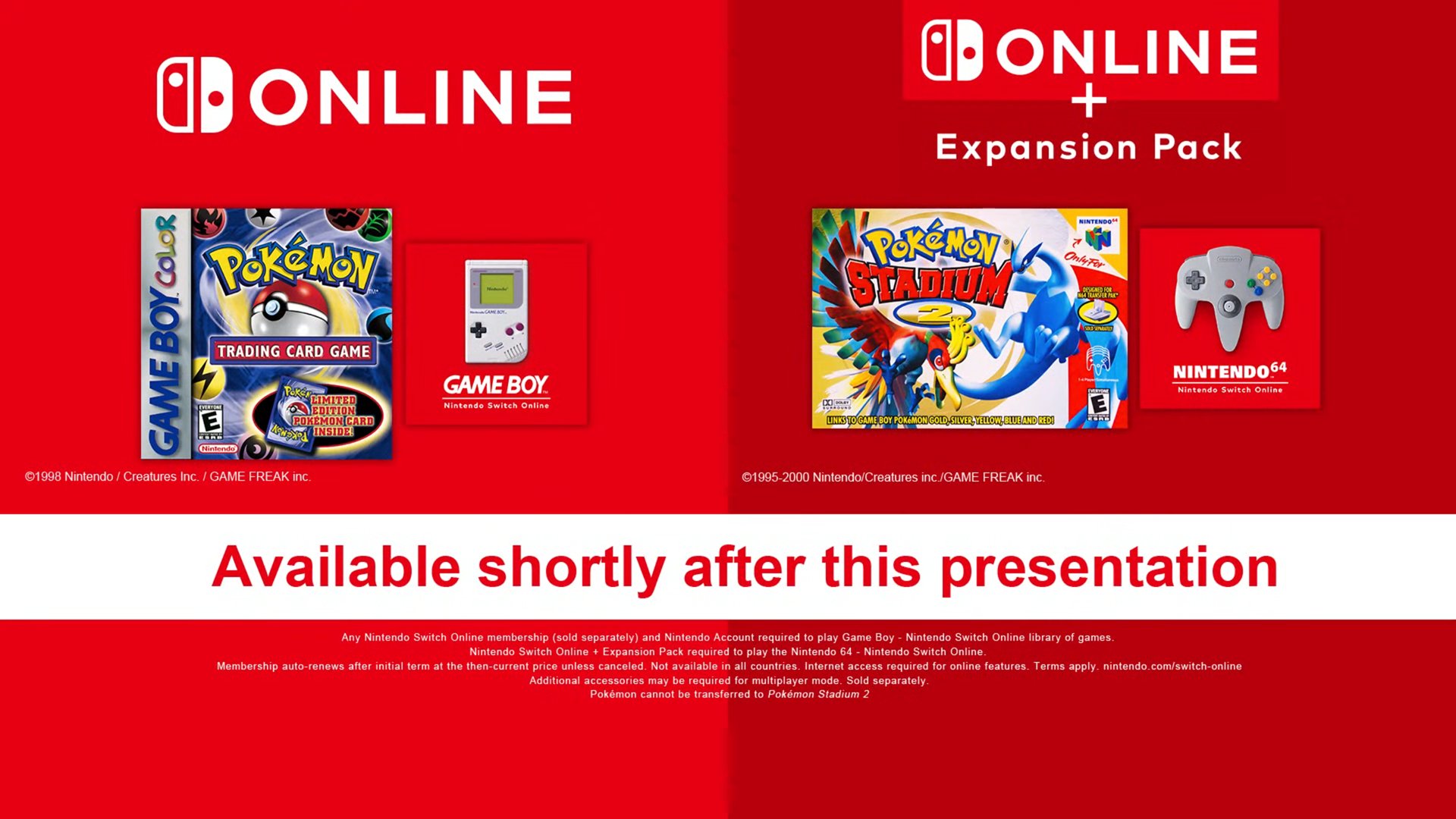 Pokemon Stadium 2 & Pokemon Trading Card Game