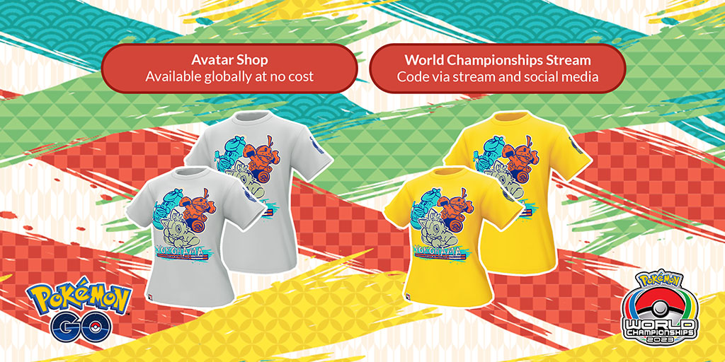 Hier vind je de Pokémon GO-redeemcode voor de Pokémon Worlds 2023 Avatar-item