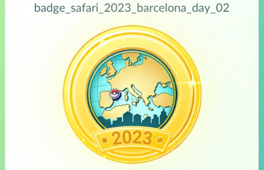 City Safari Barcelona-medal is live in Pokémon GO