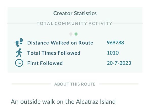 Pokémon GO Route-statistieken zichtbaar voor routemakers