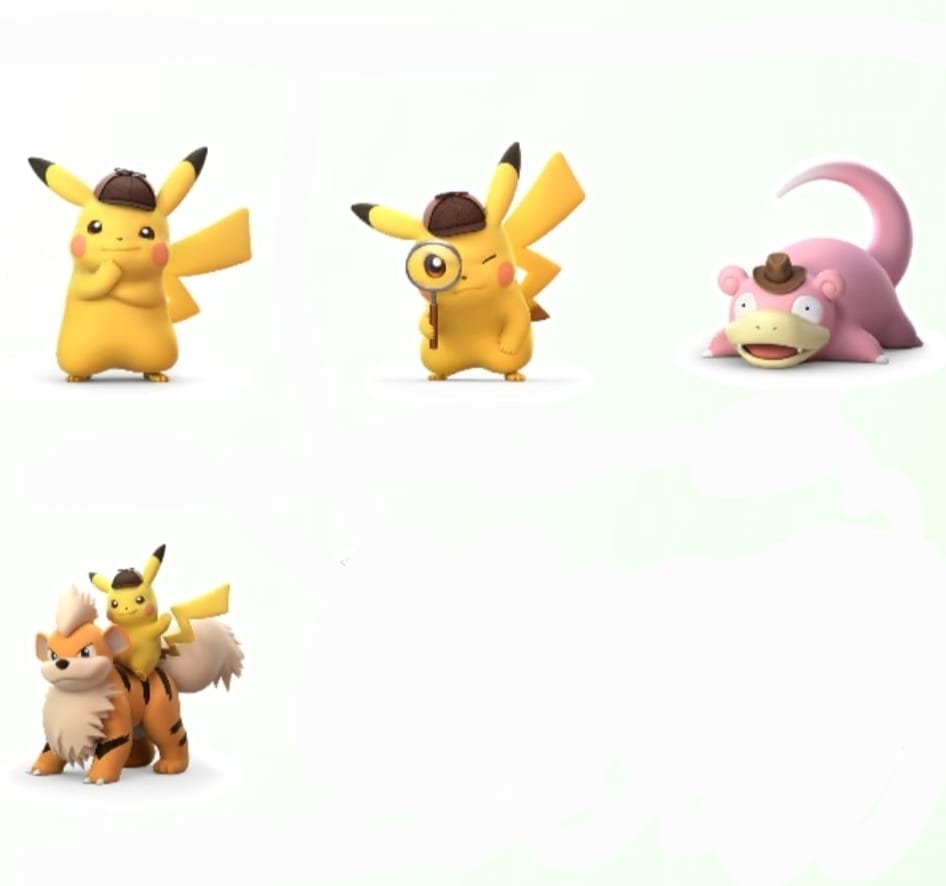Stickers detective pikachu