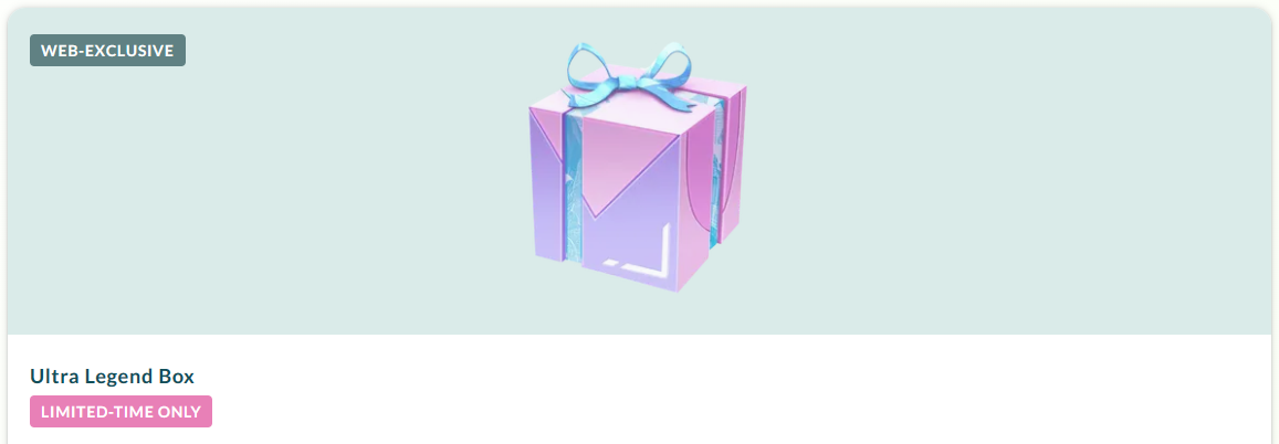 Een nieuwe box verkrijgbaar in de webstore van Pokémon Go Live