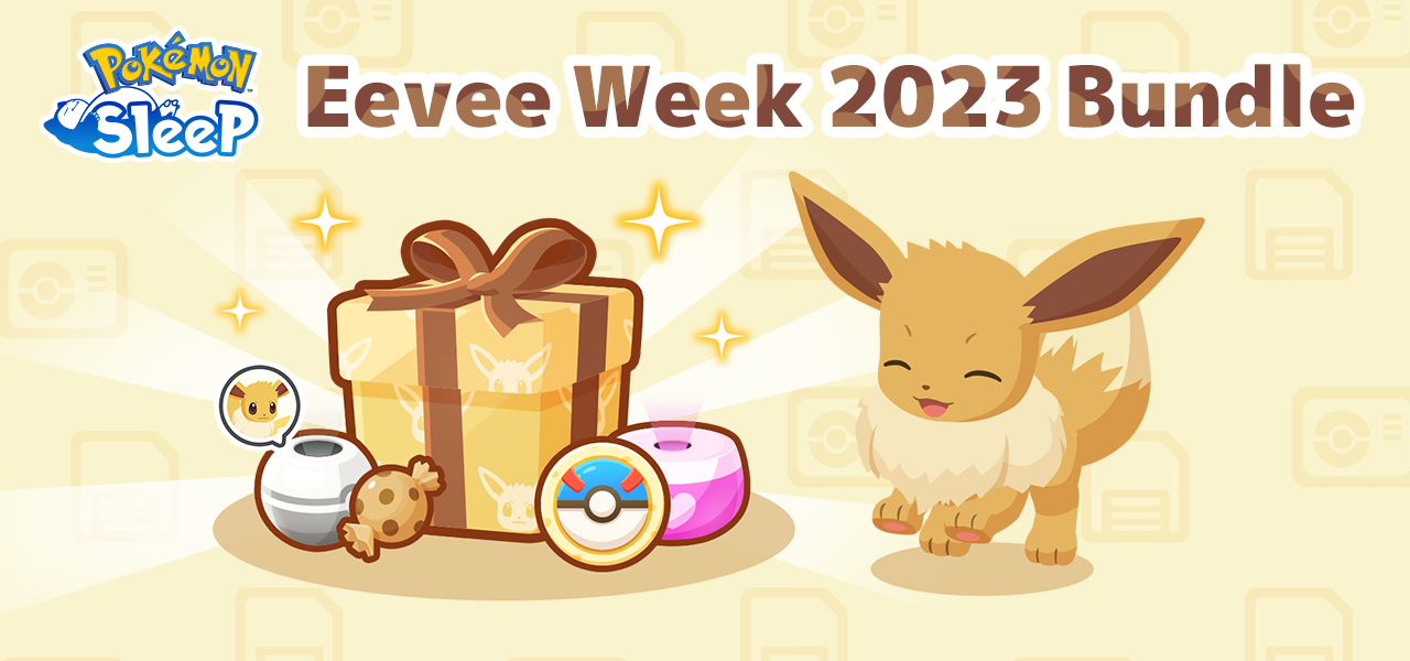 Nieuwe bundels voor het Eevee-evenement in Pokémon Sleep!