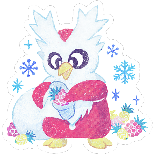 sticker kerst