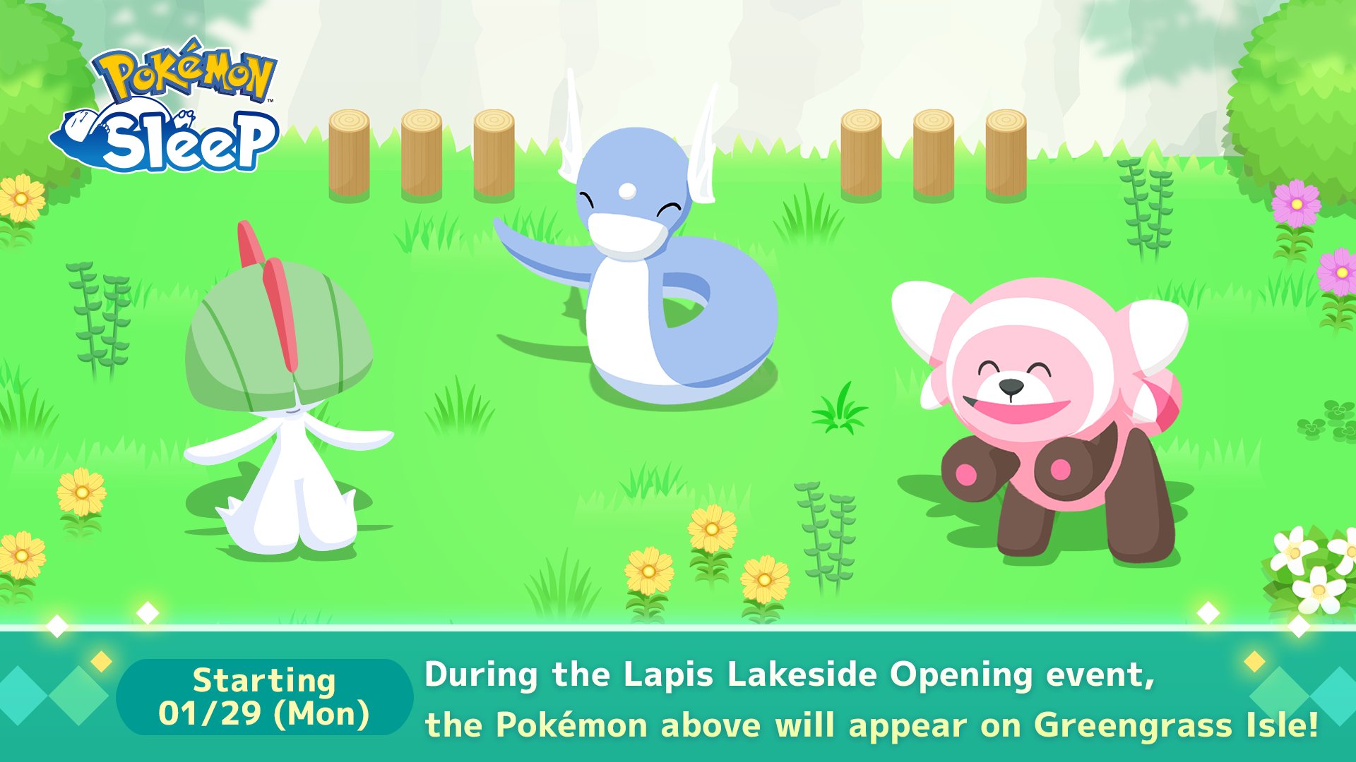 Laatste kans om de Dratini-, Ralts- en Stufful-Incense te gebruiken op Greengrass Isle!