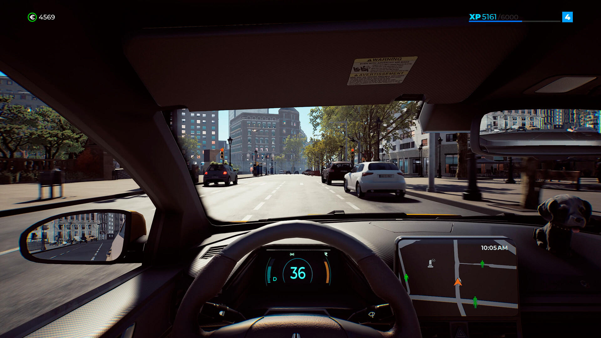 Kruip achter het stuur in de Taxi Life-gameplaytrailer