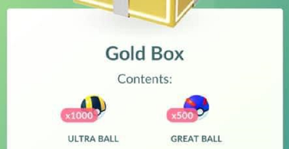 Nog een verrassende box in de shop van Pokémon GO