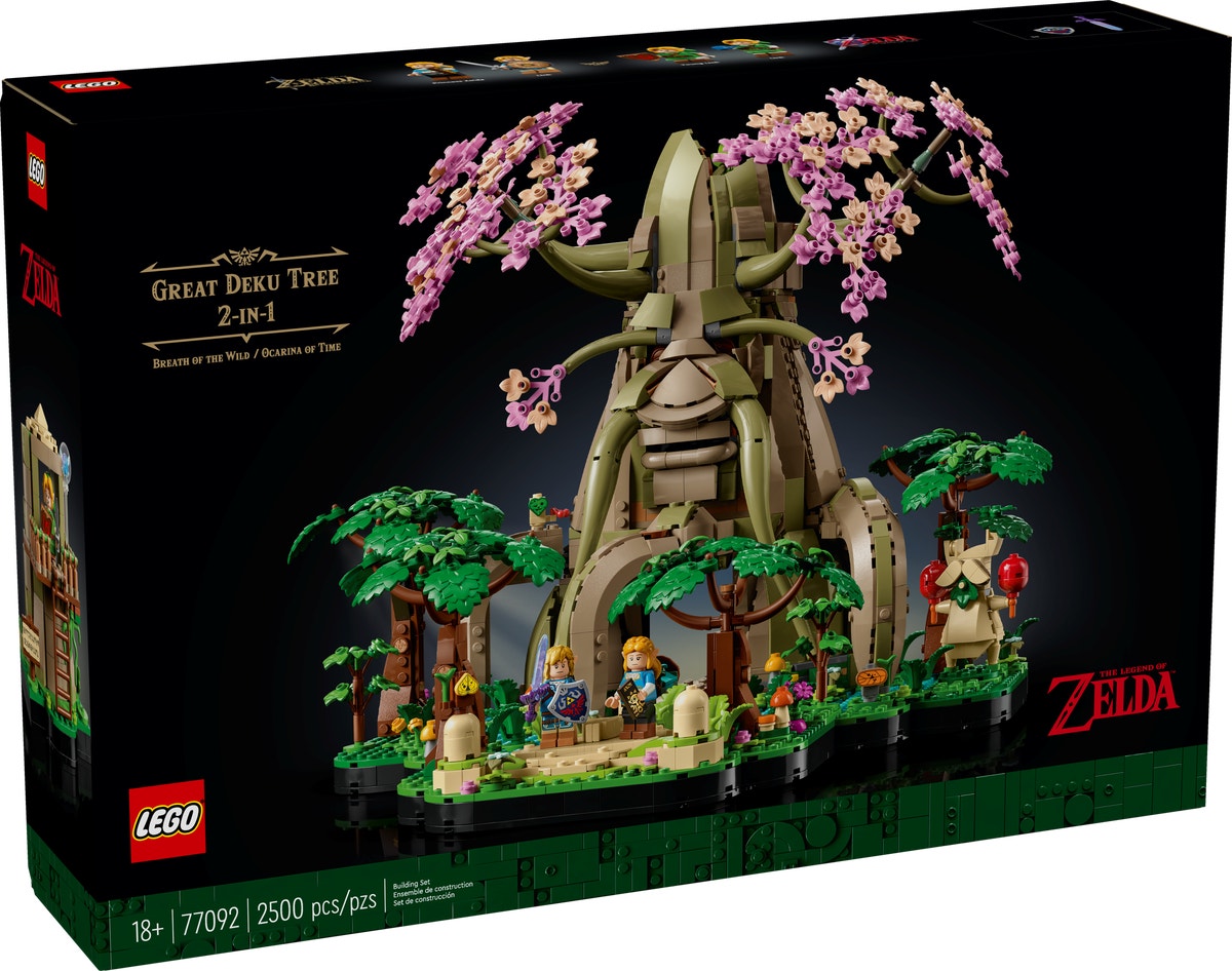 LEGO kondigt The Legend of Zelda Great Deku Tree aan