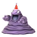 Pokémon GO’s 8th Anniversary Party grimer party hat