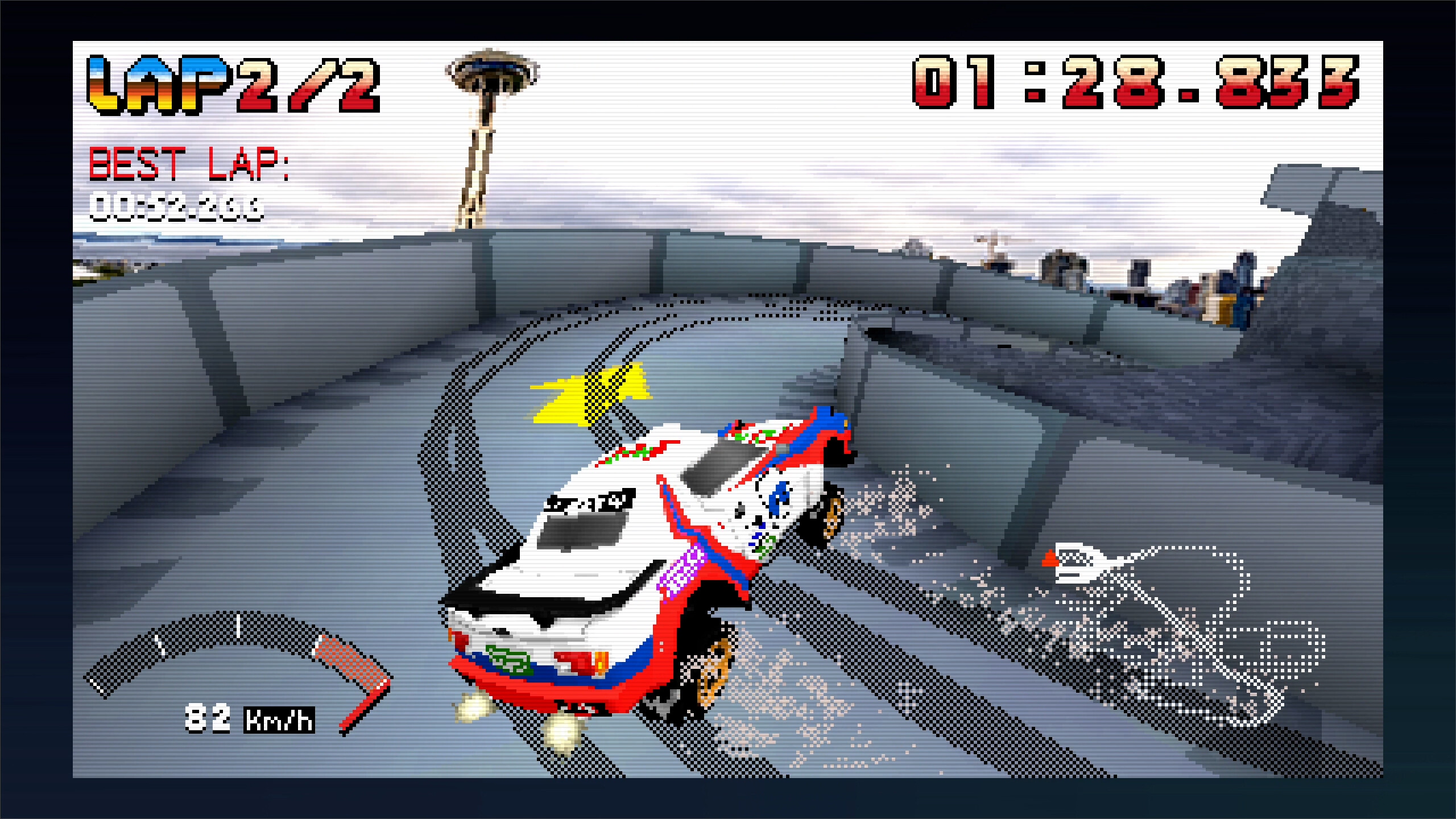 Driftend door parkeergarages in de Parking Garage Rally Circuit-gameplaytrailer