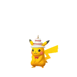 Shiny Cake Hat-Pikachu