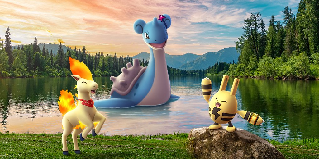 Costume Ponyta, Lapras en Elekid lijken snel weer terug in Pokémon GO te komen