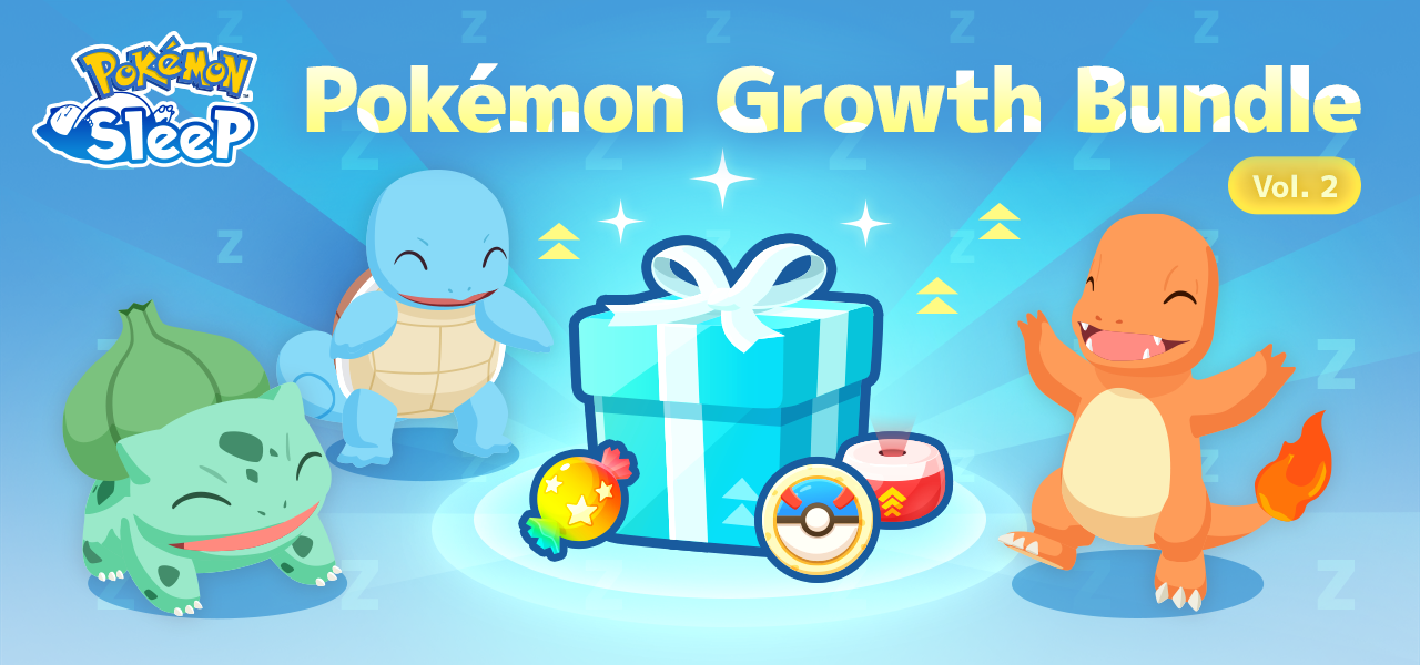 Nog meer bundels in Pokémon Sleep voor Pokémon Growth Week Vol. 2