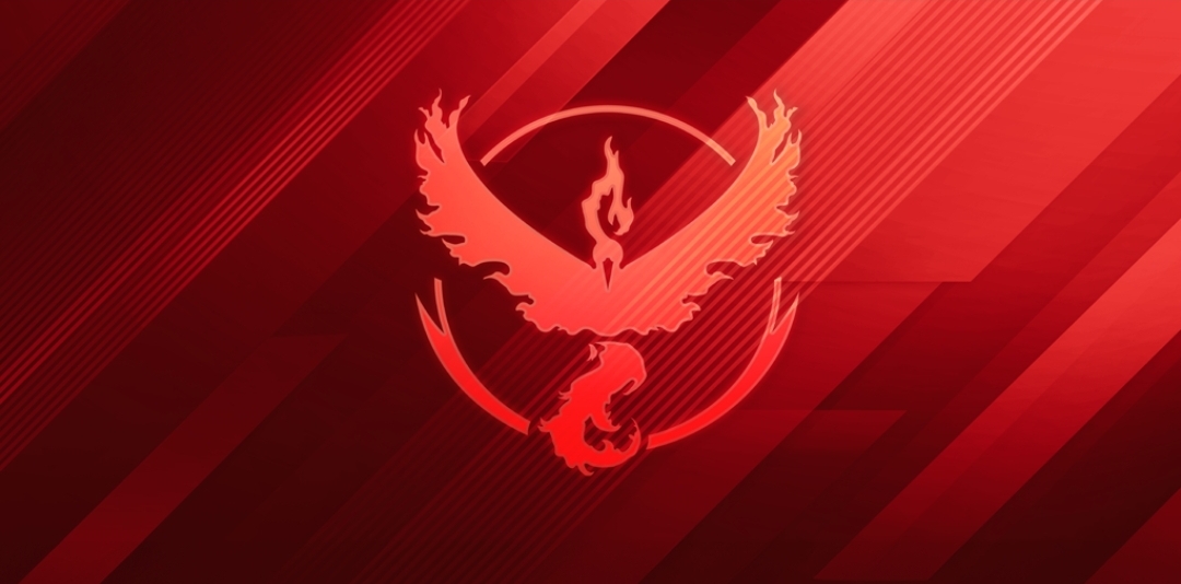 Valor banner, Team Valor ponyta met valor achtergrond