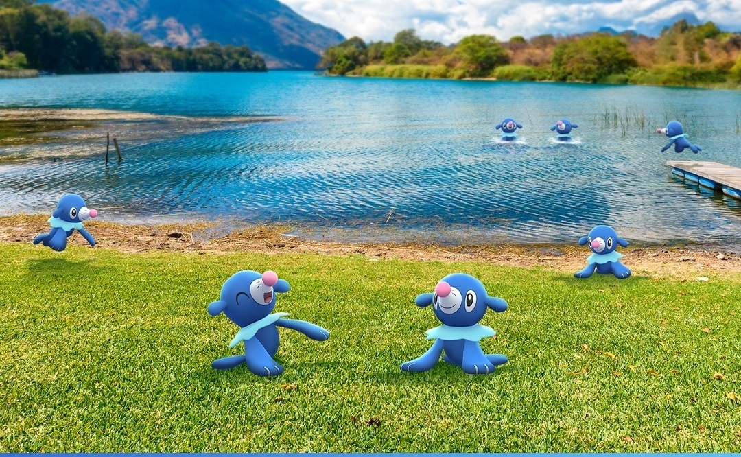 Vandaag komt de shiny Popplio-familie nieuw in het spel