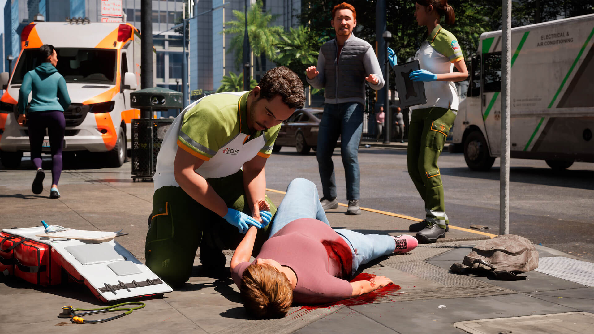 Eerste Ambulance Life: A Paramedic Simulator-gameplay in nieuwe video