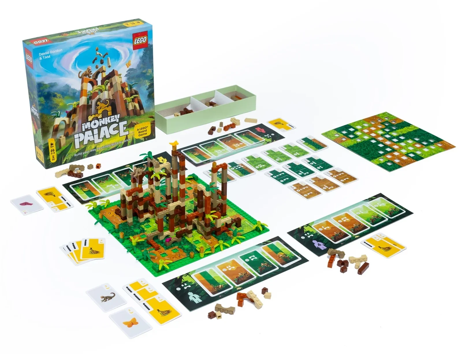 LEGO Monkey Palace is een bordspel waarin gebouwd kan worden