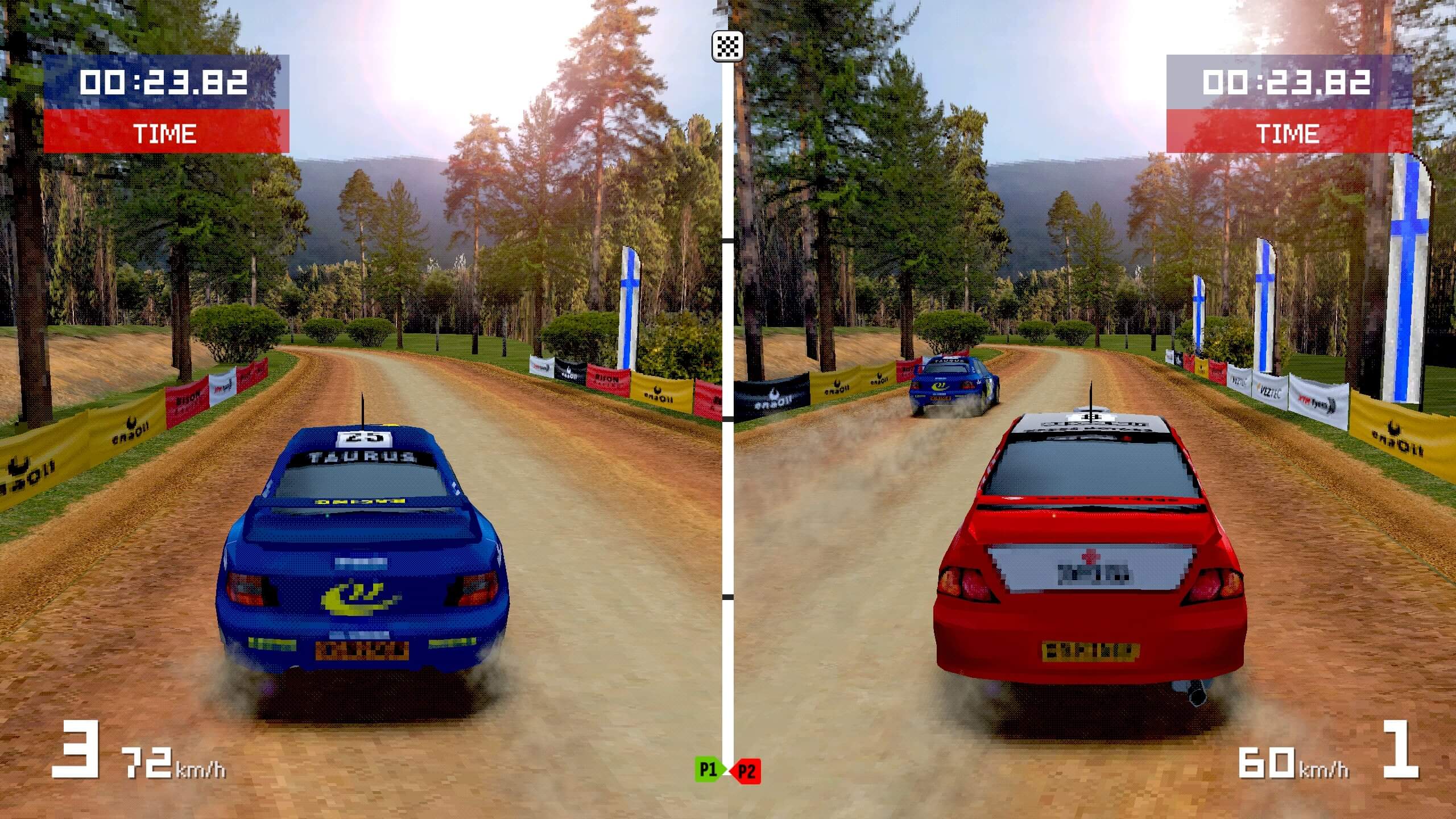 Old School Rally-update brengt split-screen-modus