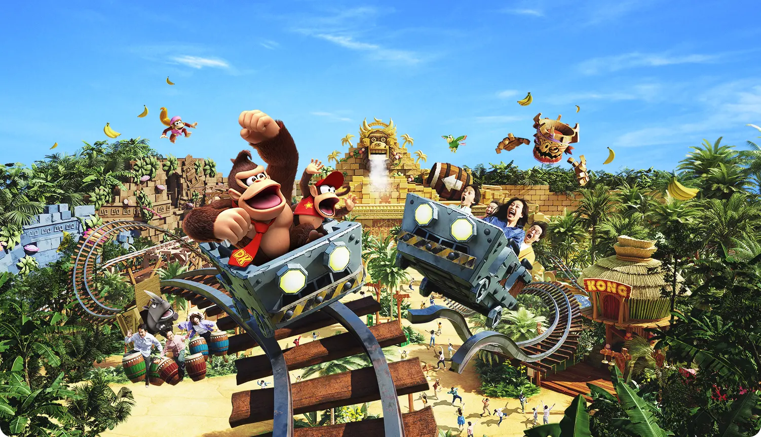 Op 11 december opent Donkey Kong Country in Universal Studios Japan