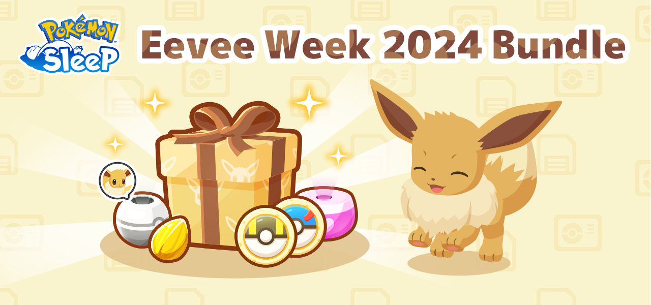 Er zijn speciale Eevee Week 2024-event bundels in Pokémon Sleep