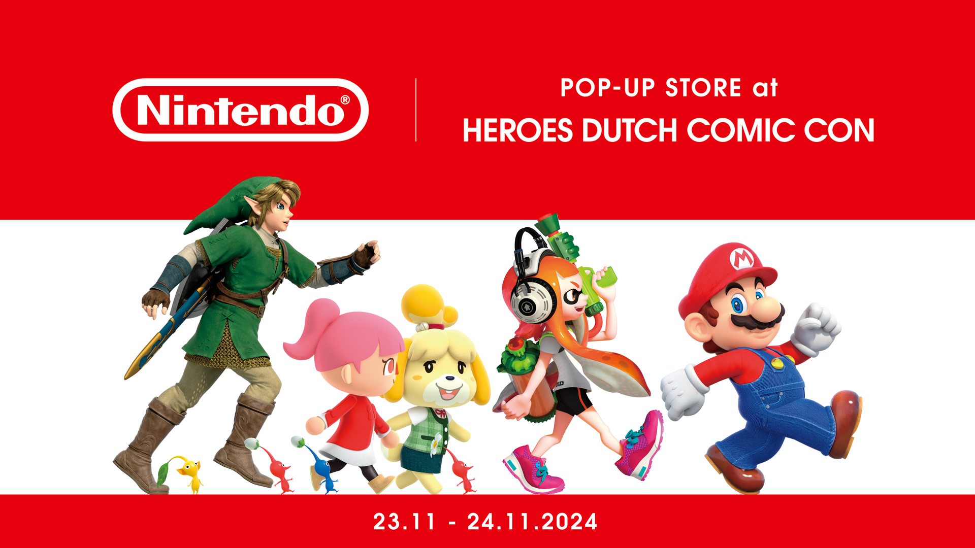 Bezoek de exclusieve pop-up store van Nintendo tijdens Heroes Dutch Comic Con