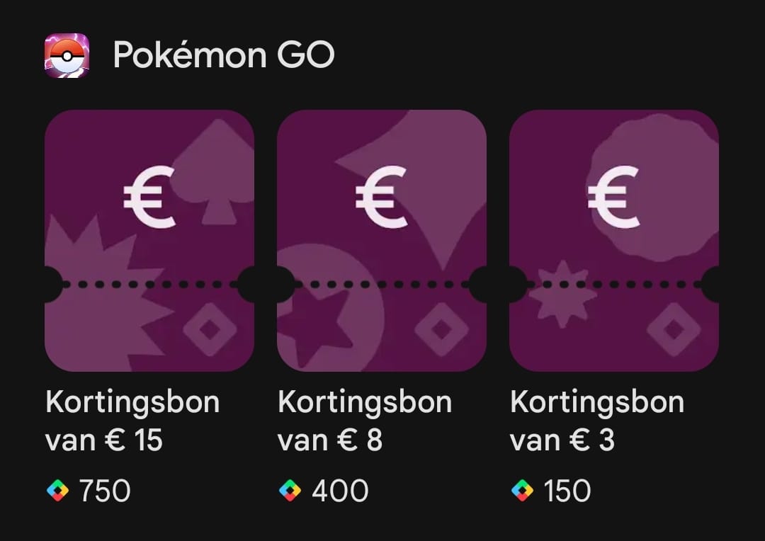 waardebon Play points
