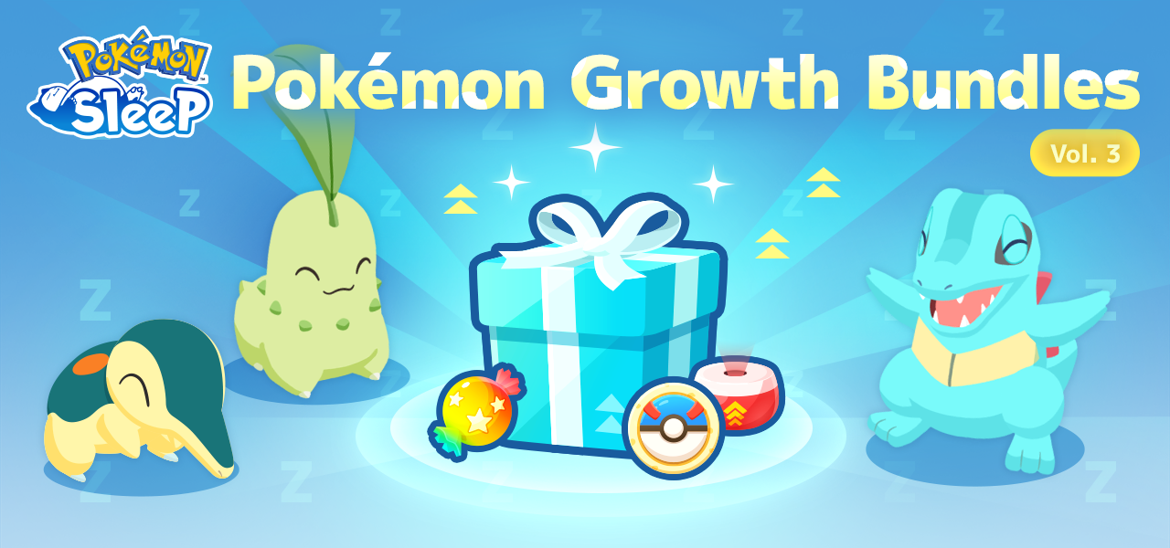 Morgen start het Growth Week Vol. 3-event in Pokémon Sleep, en hier horen ook weer nieuwe bundels bij