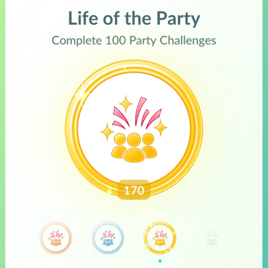 De nieuwe Party Challenge-Medaille is live in Pokémon GO