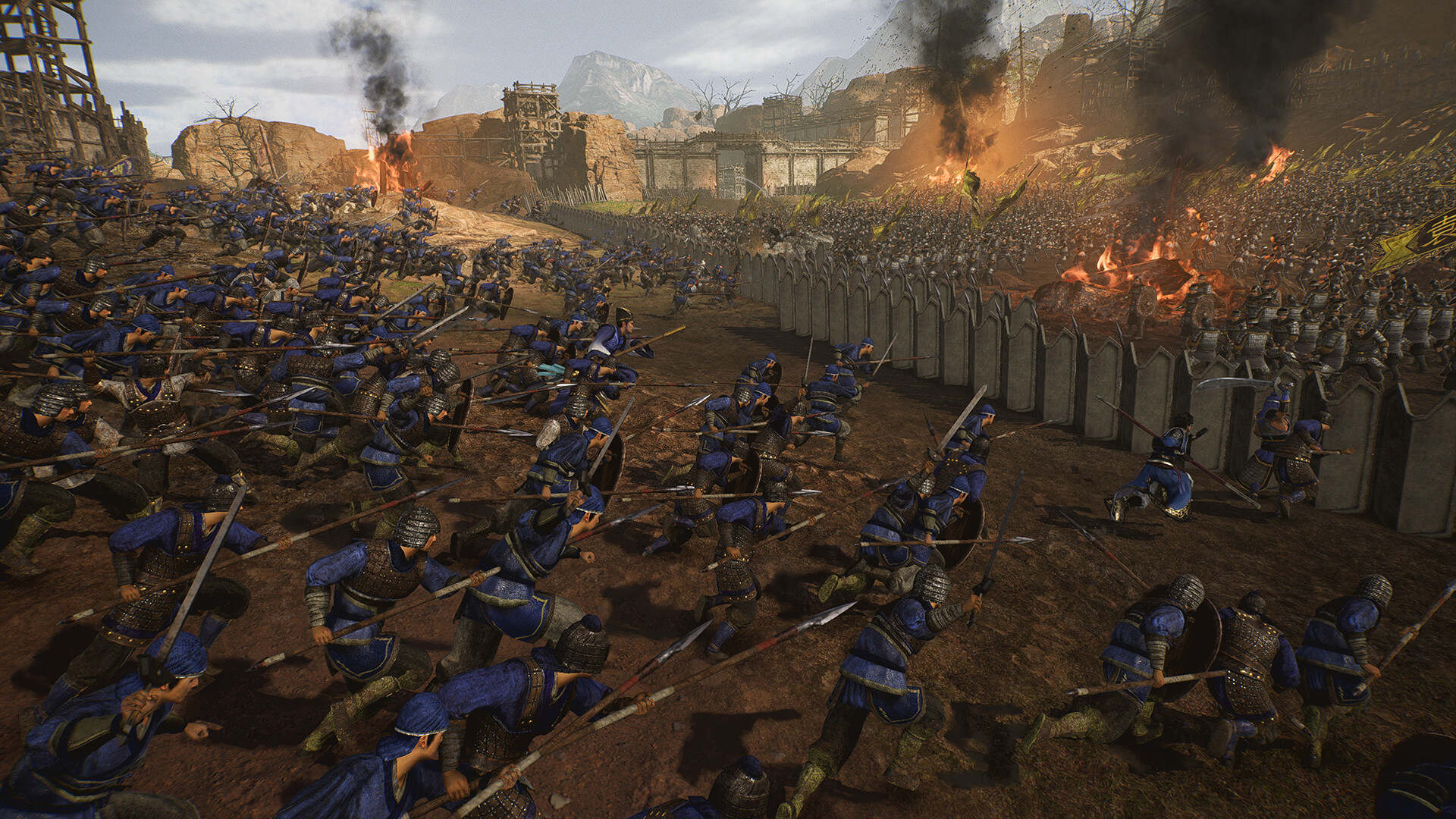 Grote veldslagen in de Dynasty Warriors: Origins-launchtrailer