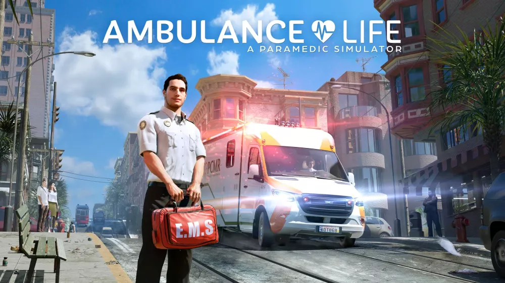 Stap in het leven van een ambulancemedewerker in Ambulance Life: A Paramedic Simulator