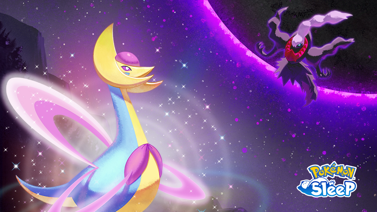 Bekijk hier alle details van het Cresselia vs. Darkrai event in Pokémon Sleep