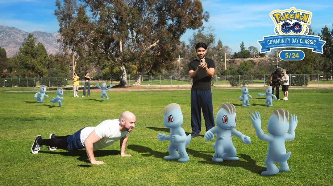 Iedere speler krijgt vandaag ook een gratis Machop Community Day Special Background Timed Research