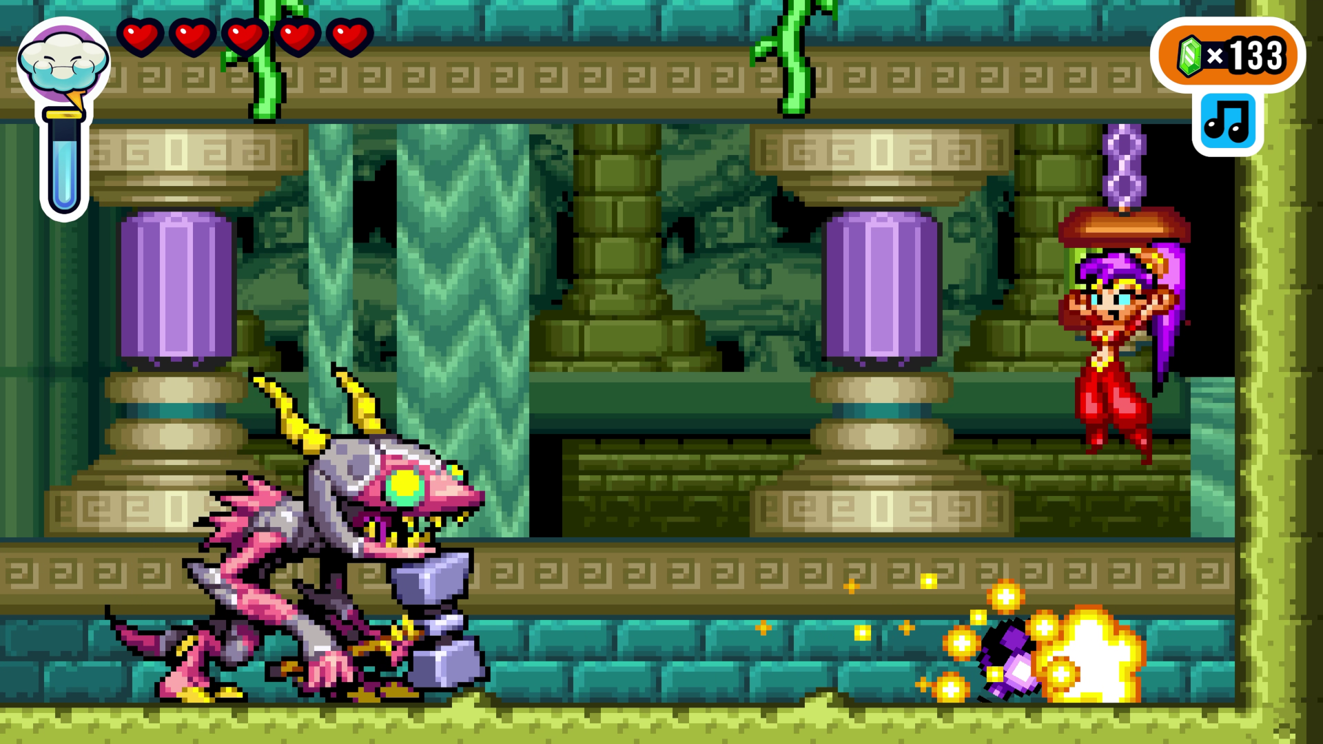 Bekijk de nodige Shantae Advance: Risky Revolution-gameplay