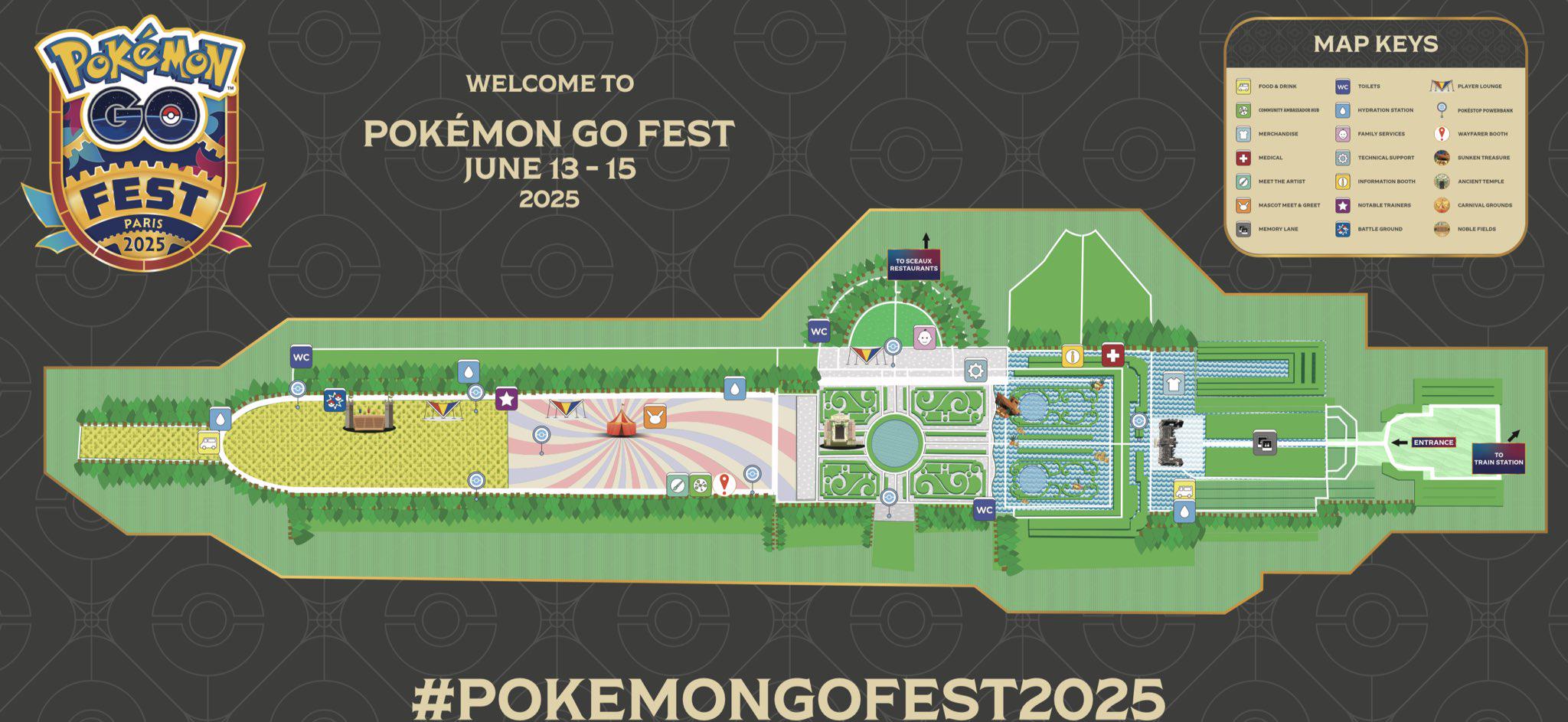 GO Fest Paris-plattegrond