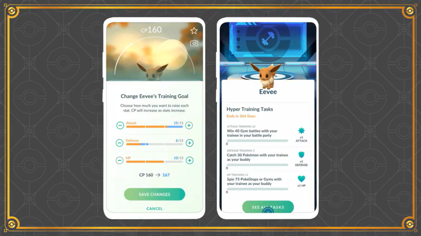 Bekijk de eerste Hyper Training-beelden van Pokémon GO