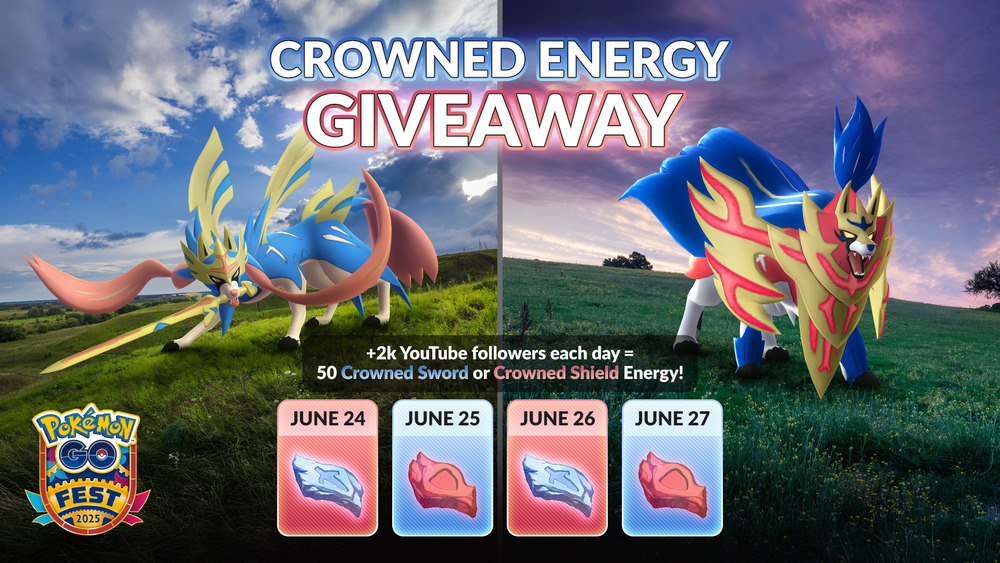 De tweede redeemcode voor gratis Crowned Form Energy is vrijgegeven