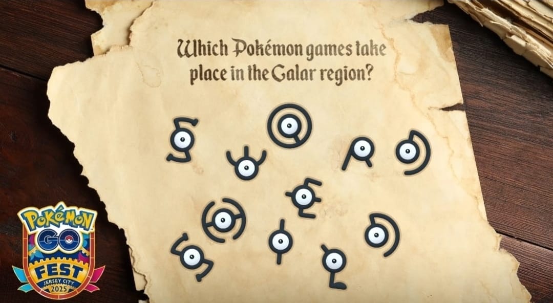 Dit zijn de Unown die je tegen kunt komen tijdens Pokémon GO Fest: Paris