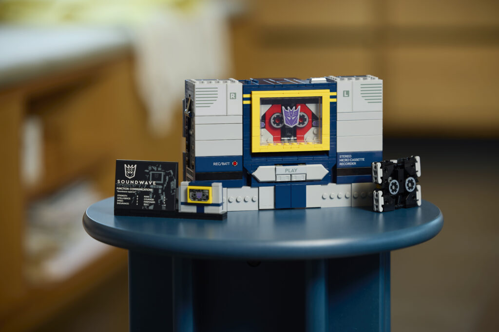 Nieuwe LEGO-Transformer aangekondigd in de vorm van Soundwave