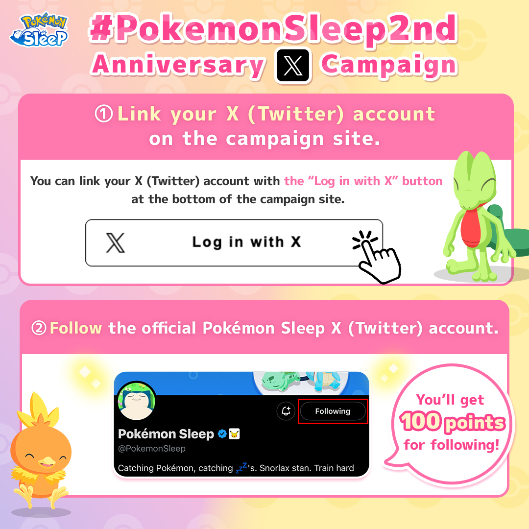 Voor de tweede verjaardag van Pokémon Sleep start een speciale campagne