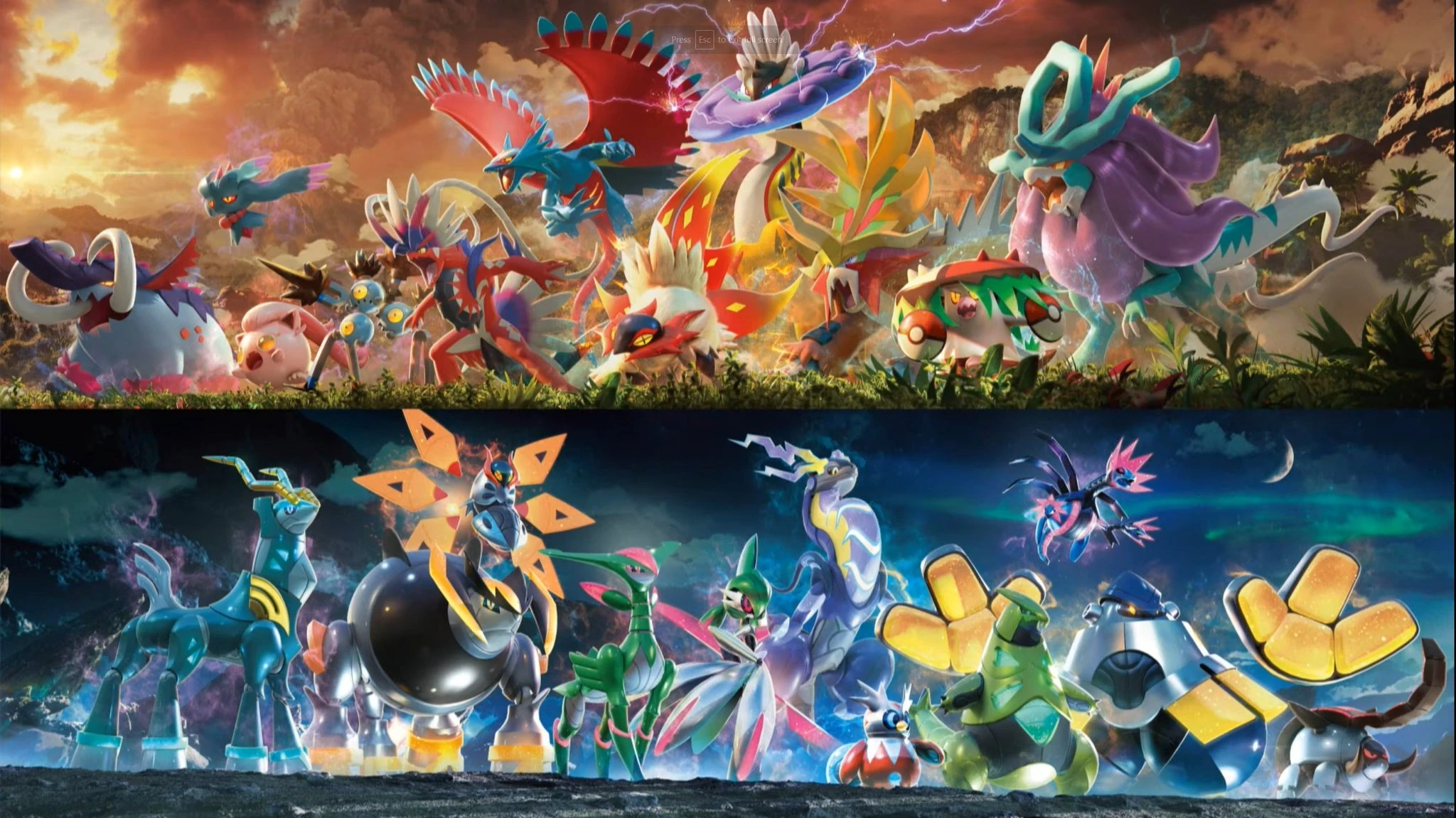 Dit zijn Paradox Pokémon, de Pokémon die op de Anniversary Artwork op zijn gedoken
